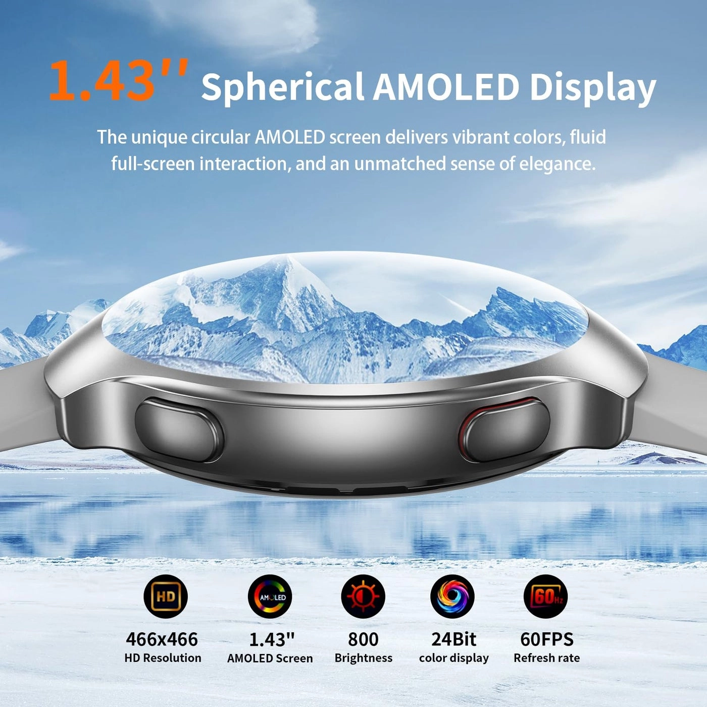 Smart Watch Metal GPS