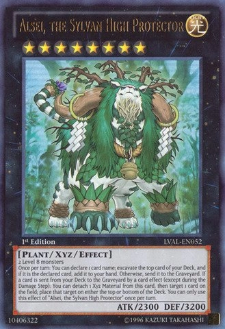 Yu-Gi-Oh! Alsei, the Sylvan High Protector LVAL-EN052 - 1st Edition Ultra Rare