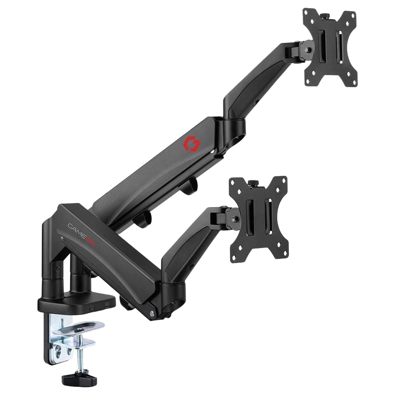 GameOn Dual Monitor Arm - Dual 17-32 inch 75x75,100x100