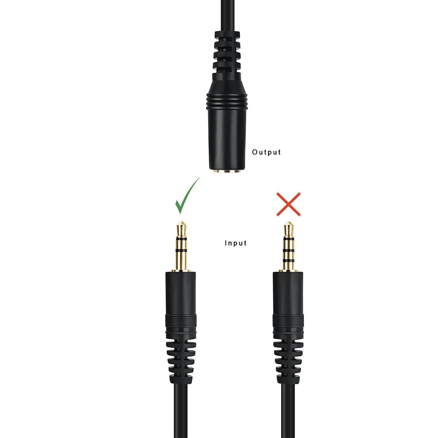 3.5mm Stereo Male to Female Extension Audio Cable Cord - 100 Feet