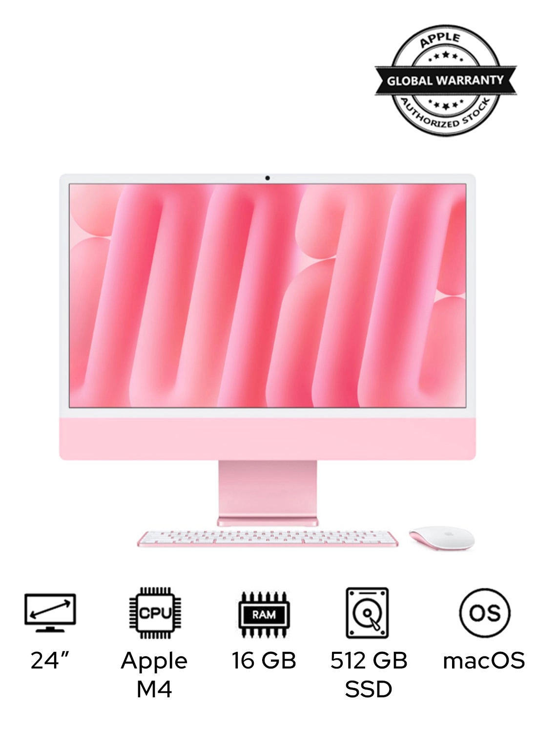 iMac (2024) 24-inch M4 10-core CPU, 10-core GPU, 512GB SSD