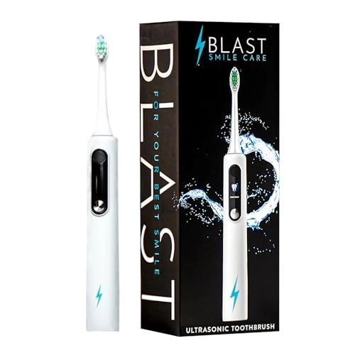 Sonic Electric Toothbrush - IPX7 Waterproof 2-Minute Smart Timer DuPont Tynex Bristles