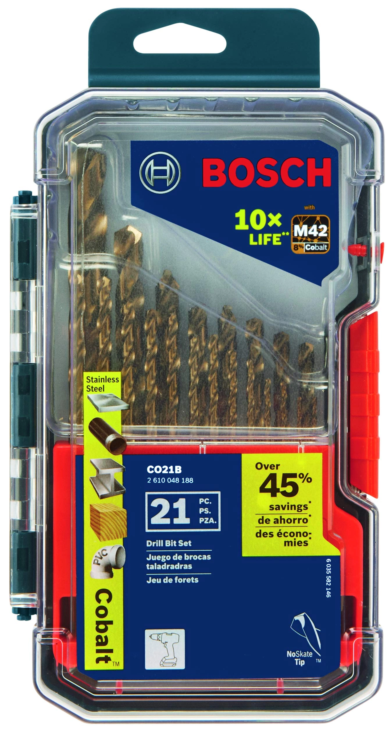 Bosch Co21B - Cobalt M42 21-Piece