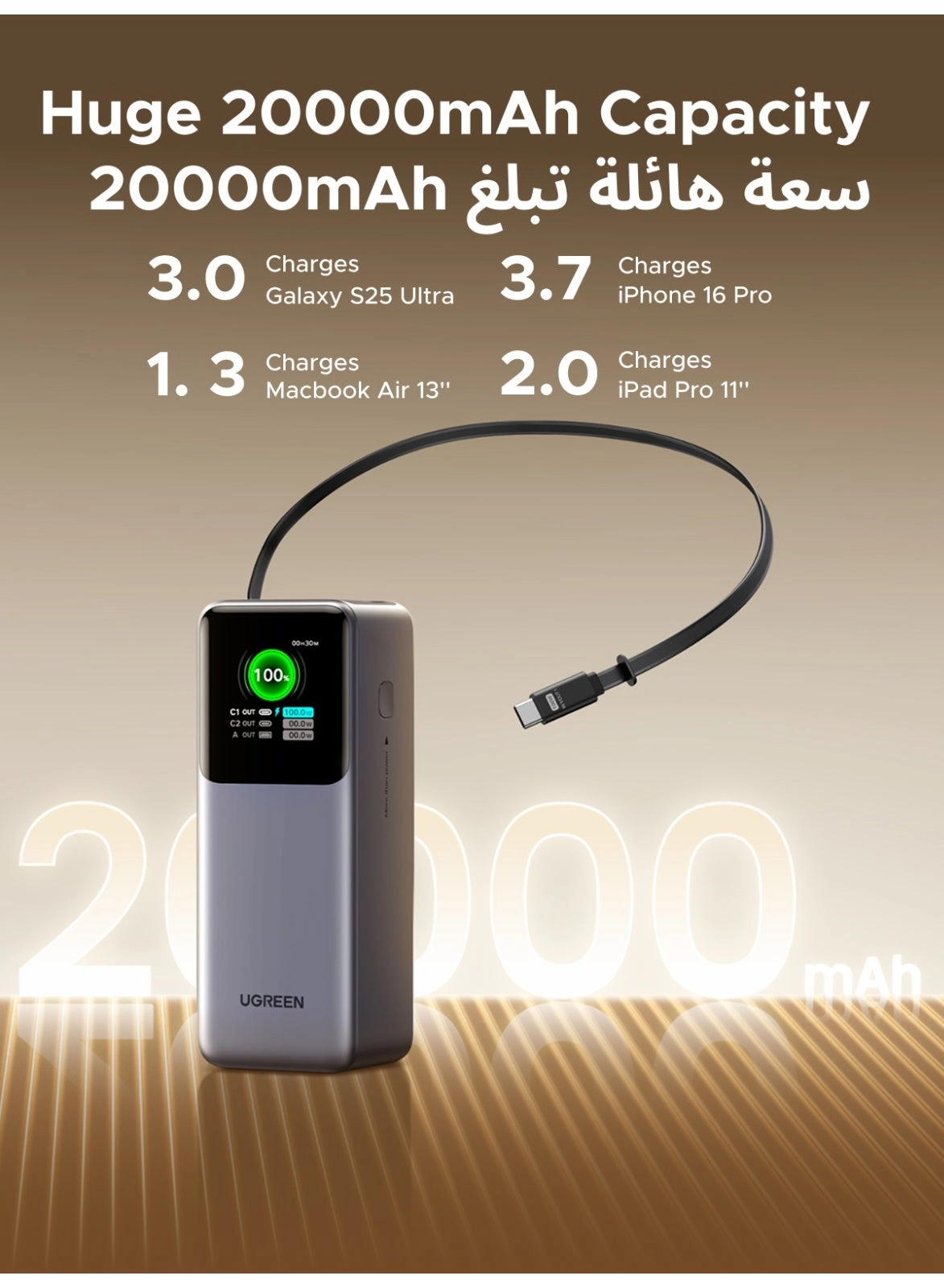 PB726/55987 - 20000mAh 165W Fast Charging