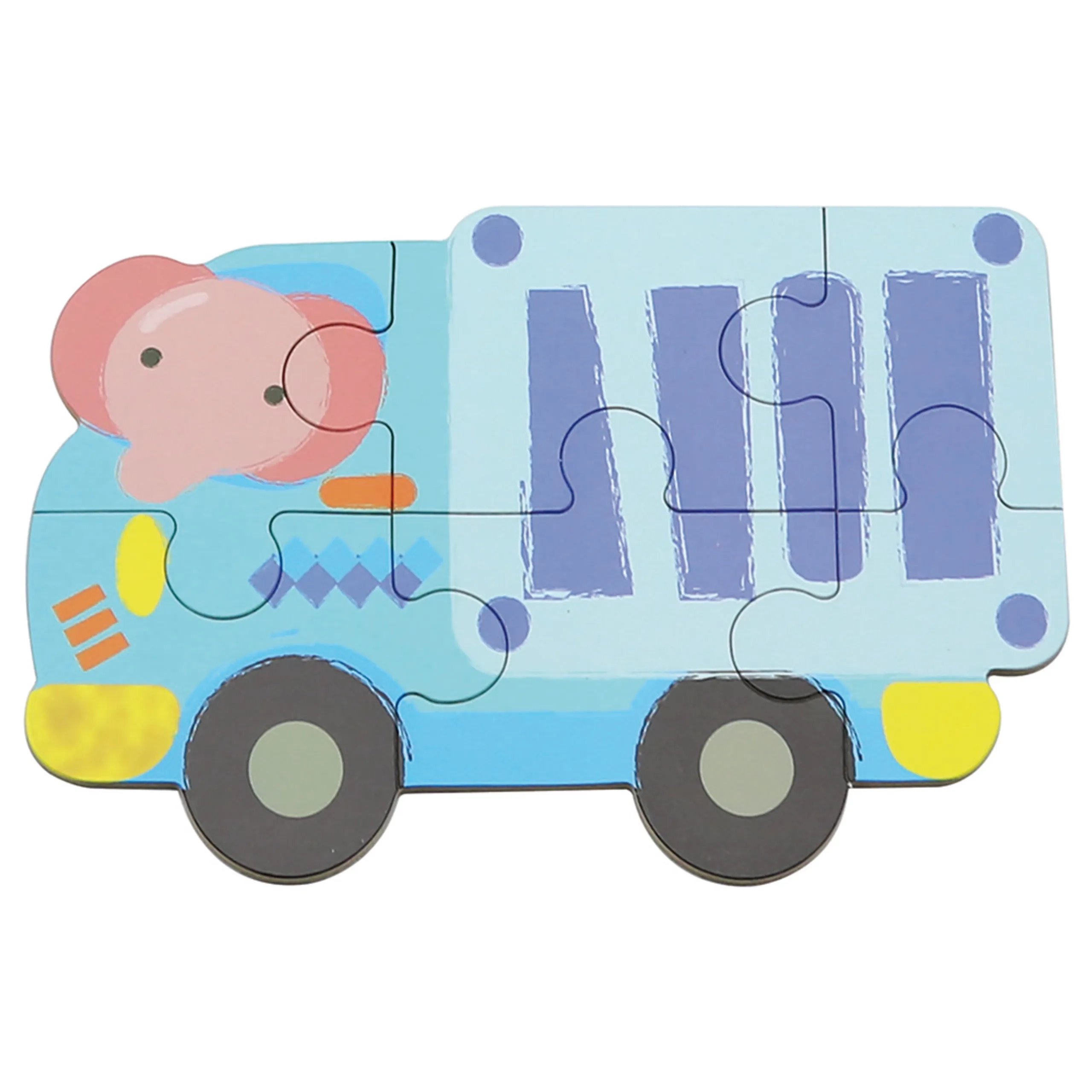 My First Puzzle 6 In A Box Vehicles, - Suitable for 2 years and above 18pcs