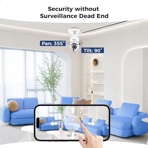 Light Bulb Security Camera 3MP Bundle