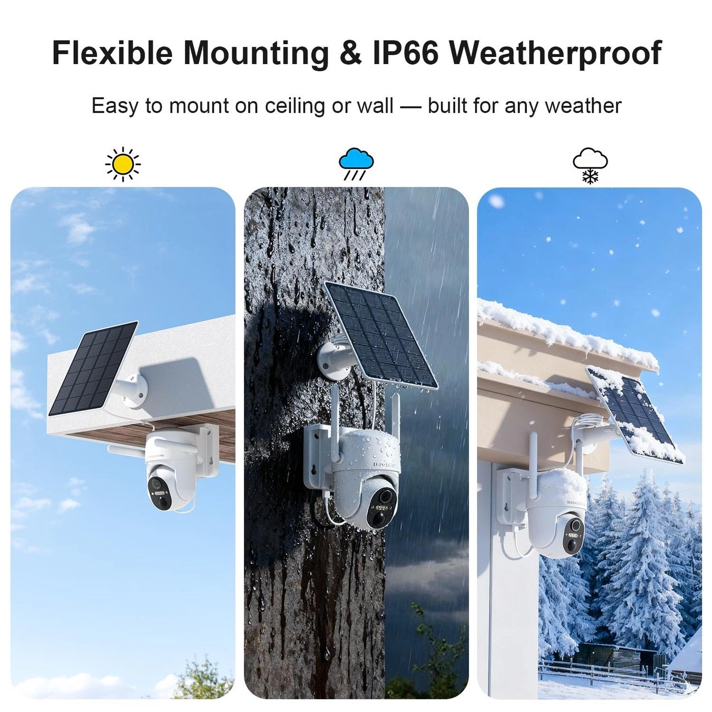 Solar Security Camera 2K