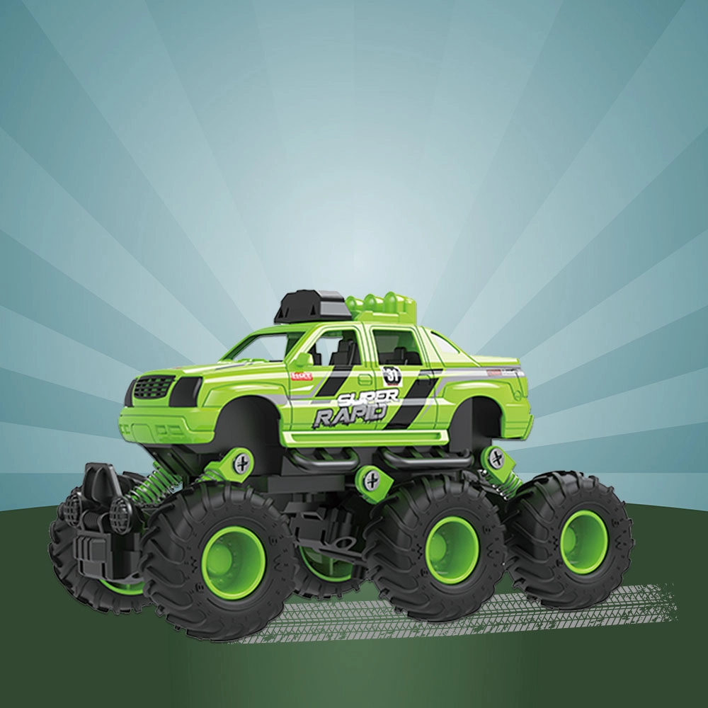 6 Tire Pull Back Die Cast Toy Car