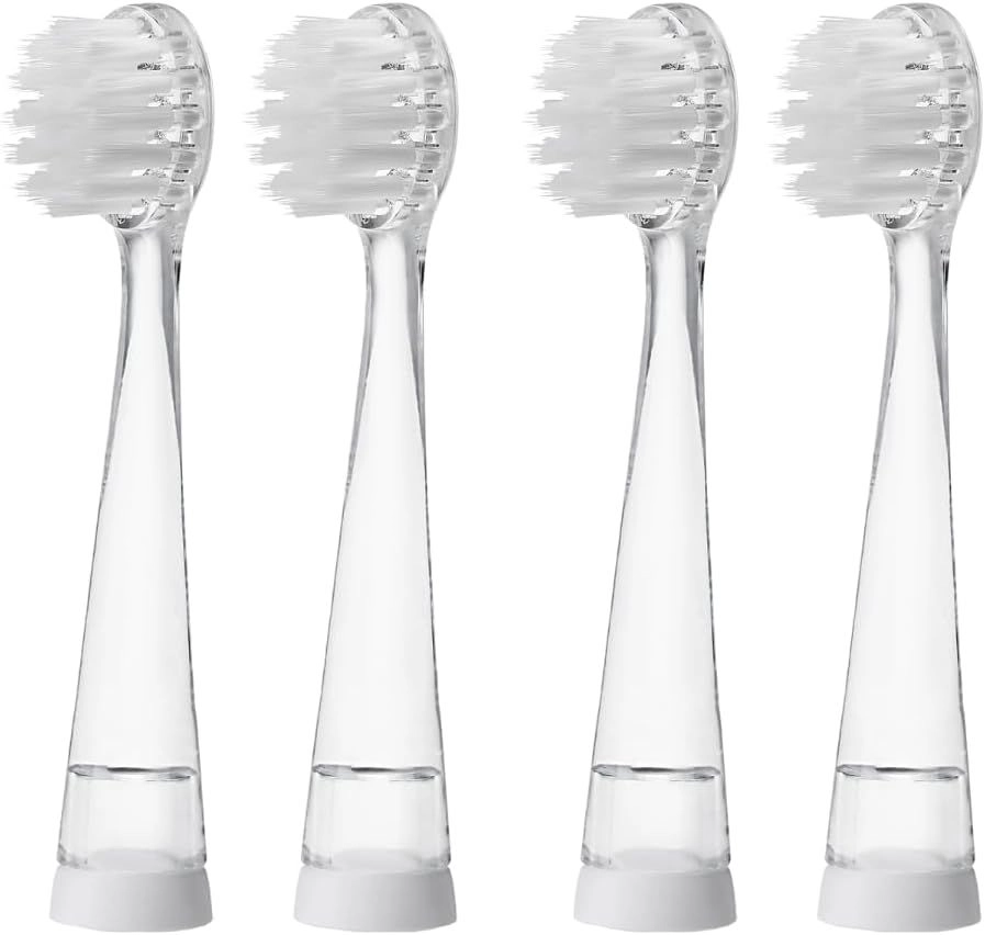 WildOnes Electric Toothbrush Replacement Heads - Pack of 4 LED Light 0-10 Years