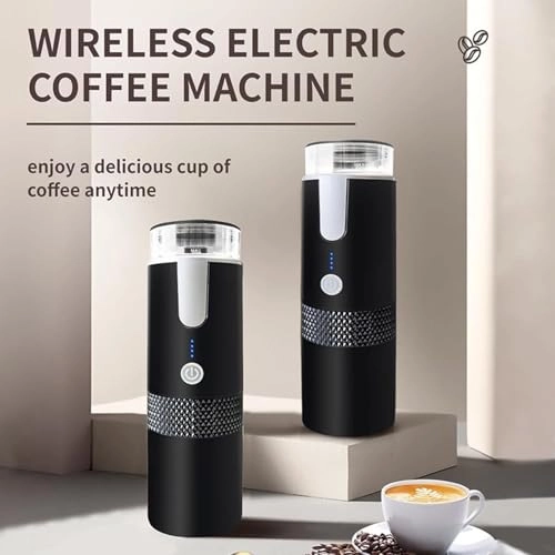 Portable 2 in 1 Coffee Maker - 160ML, capsules, ground coffee, coffee pods