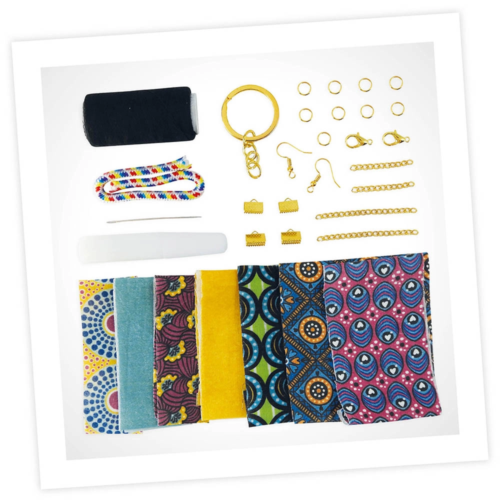 Wax Print Jewellery Kit - Suitable for 8 to 13+ yrs