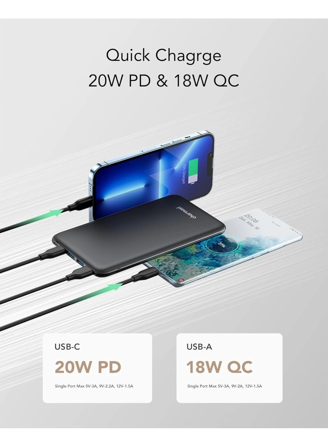 W2002P-AE - 26800mAh 20W