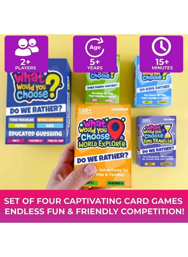 What Would You Choose - 4 Set Card Game