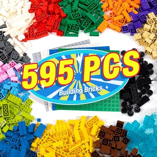 MANNIDOO Building Bricks - 595 pcs