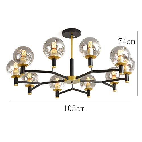 E27 American Style Chandelier - Copper 6
