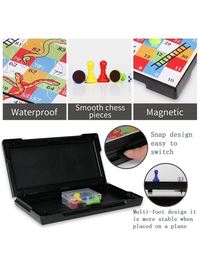 Snakes And Ladders - Magnetic Folding Design With Storage Box