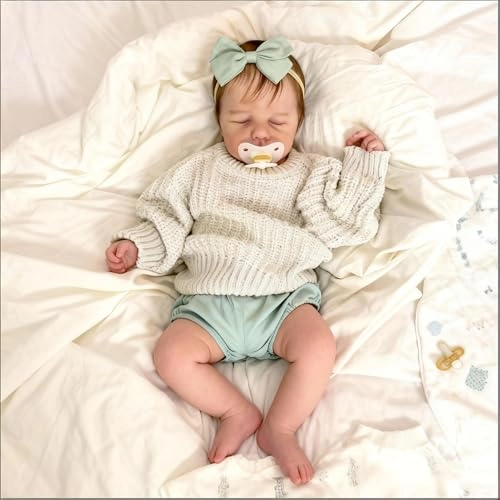 Loulou Reborn Baby Doll - 20 inch Full Body Vinyl Girl Ages 3+