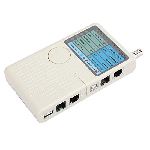 4-in-1 Cable Detector - RJ11/RJ45/BNC/USB one-touch