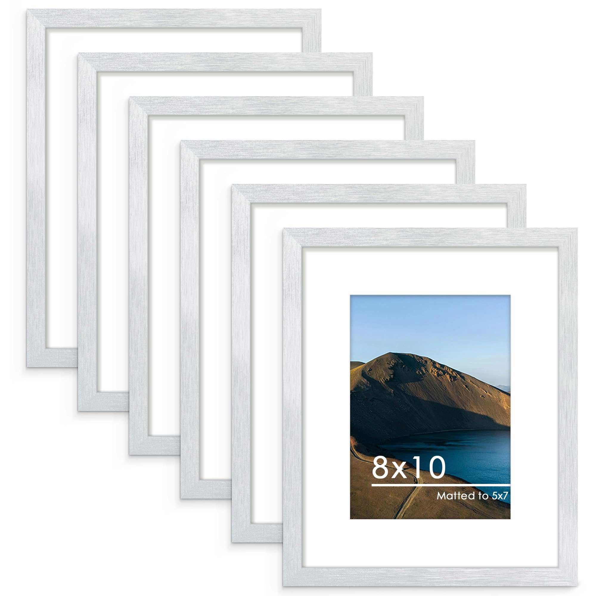 pealsn 8x10 Picture Frame - Set of 6