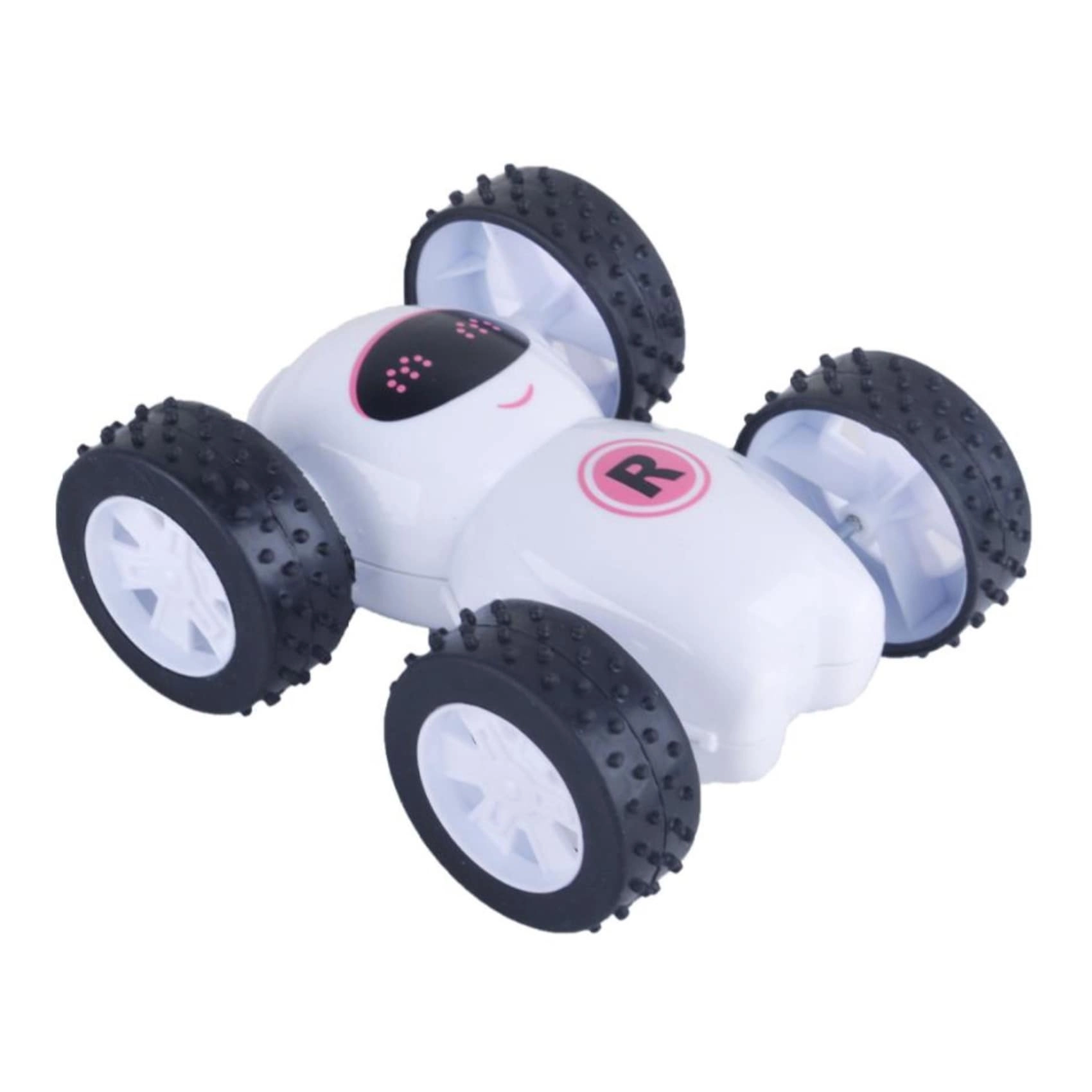 Kidzpro Pocket Money Friction Robot Stunt Car - White
