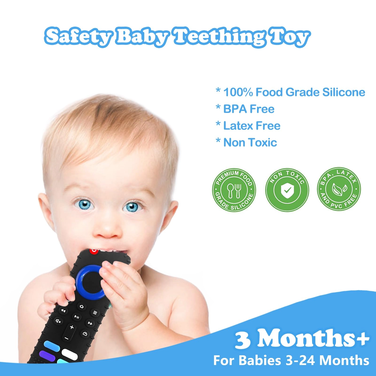 Remote Control Teether - Silicone