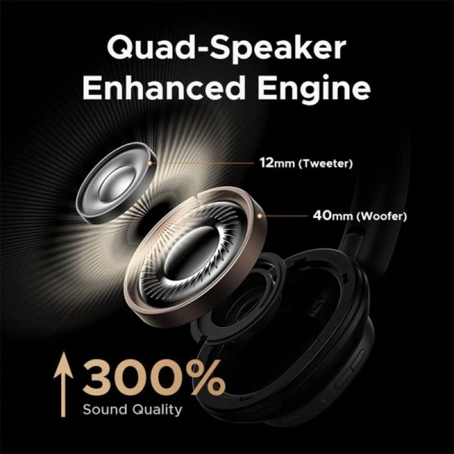 HP206 Wireless Headphone