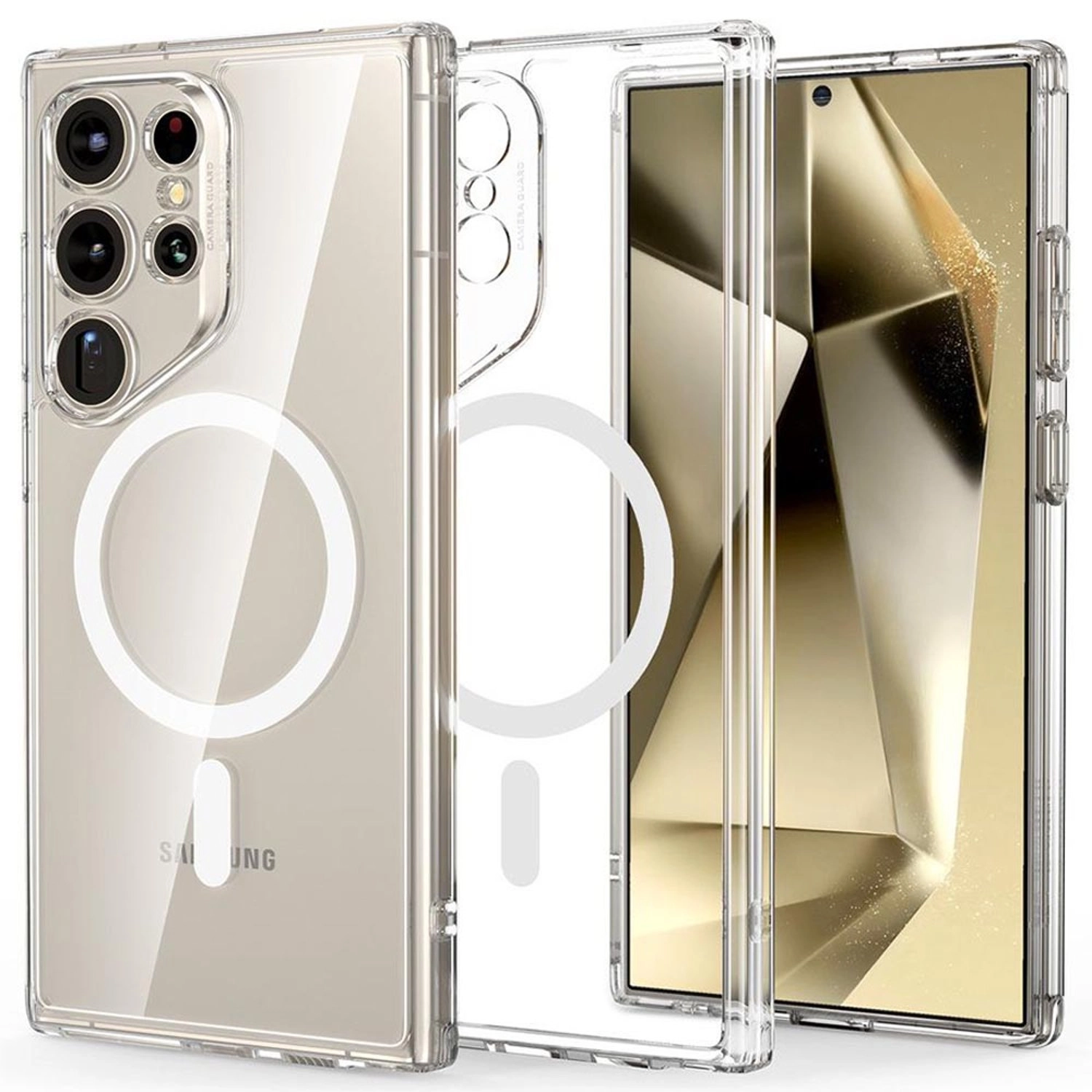 Classic Hybrid Clear Case with MagSafe for Galaxy S24 Ultra