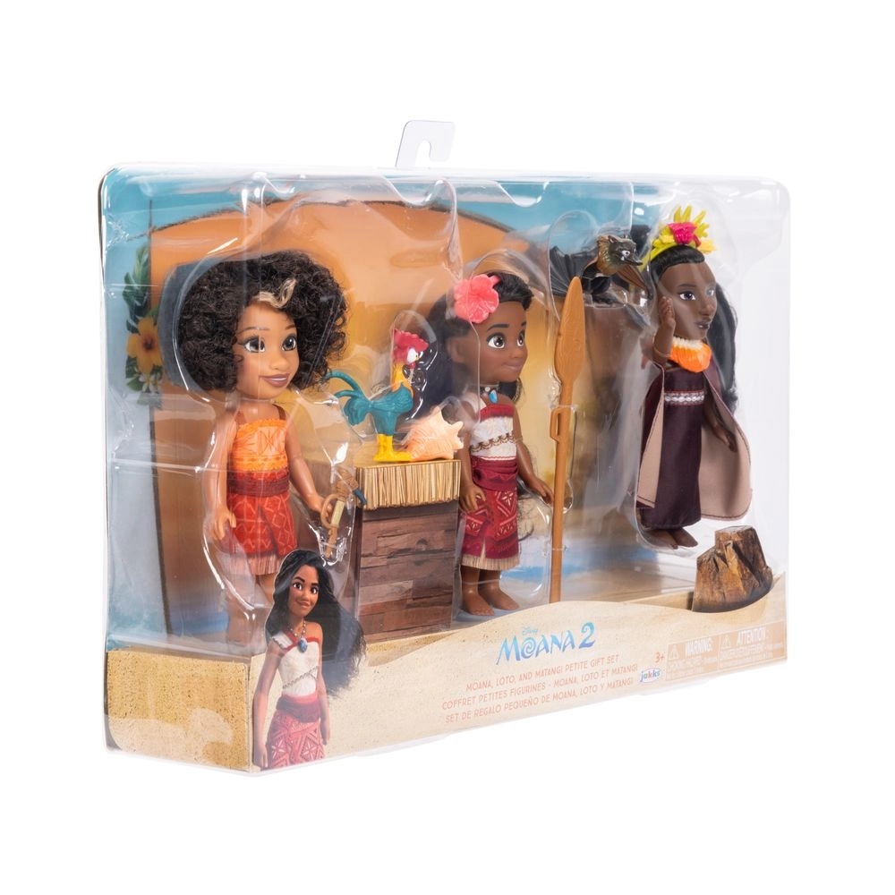 Moana Figurine + Loto Figurine + Matangi Figurine Ages 3+