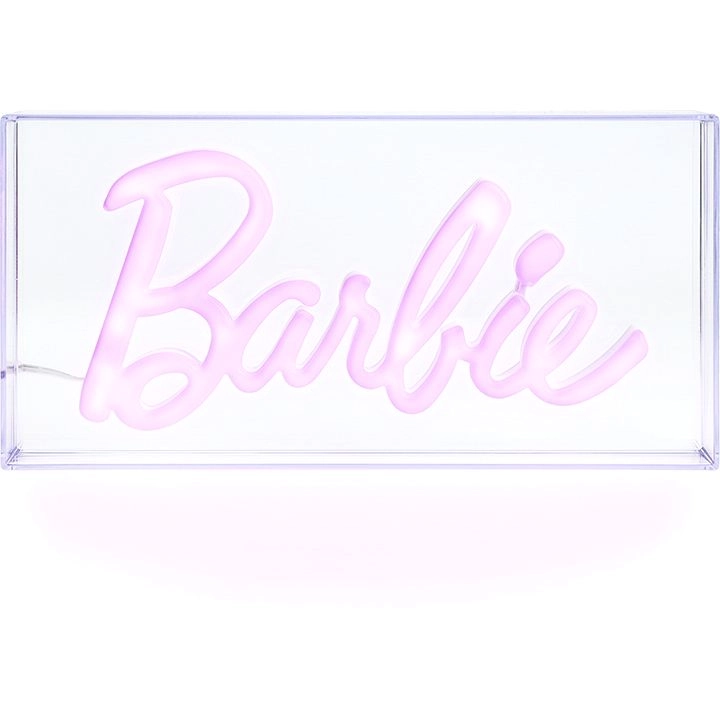 Paladone Barbie Led Neon Light - 15cm x 30cm Neon Pink USB Powered