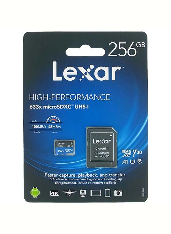 Lexar High-Performance 633X MicroSDXC U3 256GB