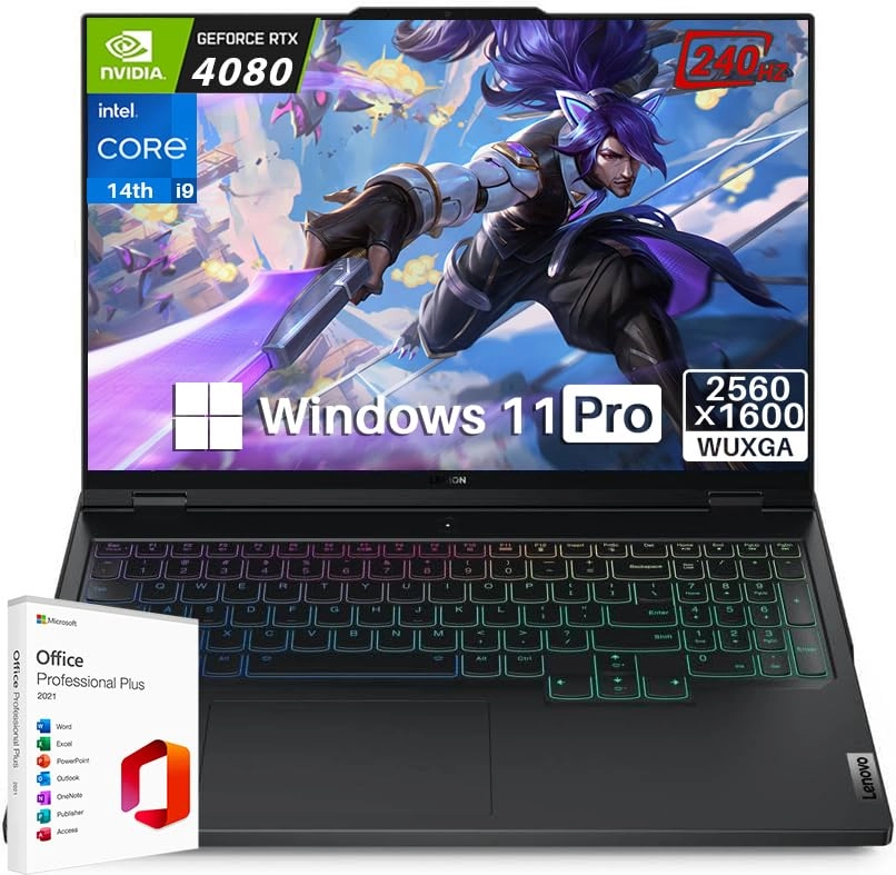 Legion Pro 7i - 16'' Core i9-14900HX 64GB DDR5 2000GB SSD