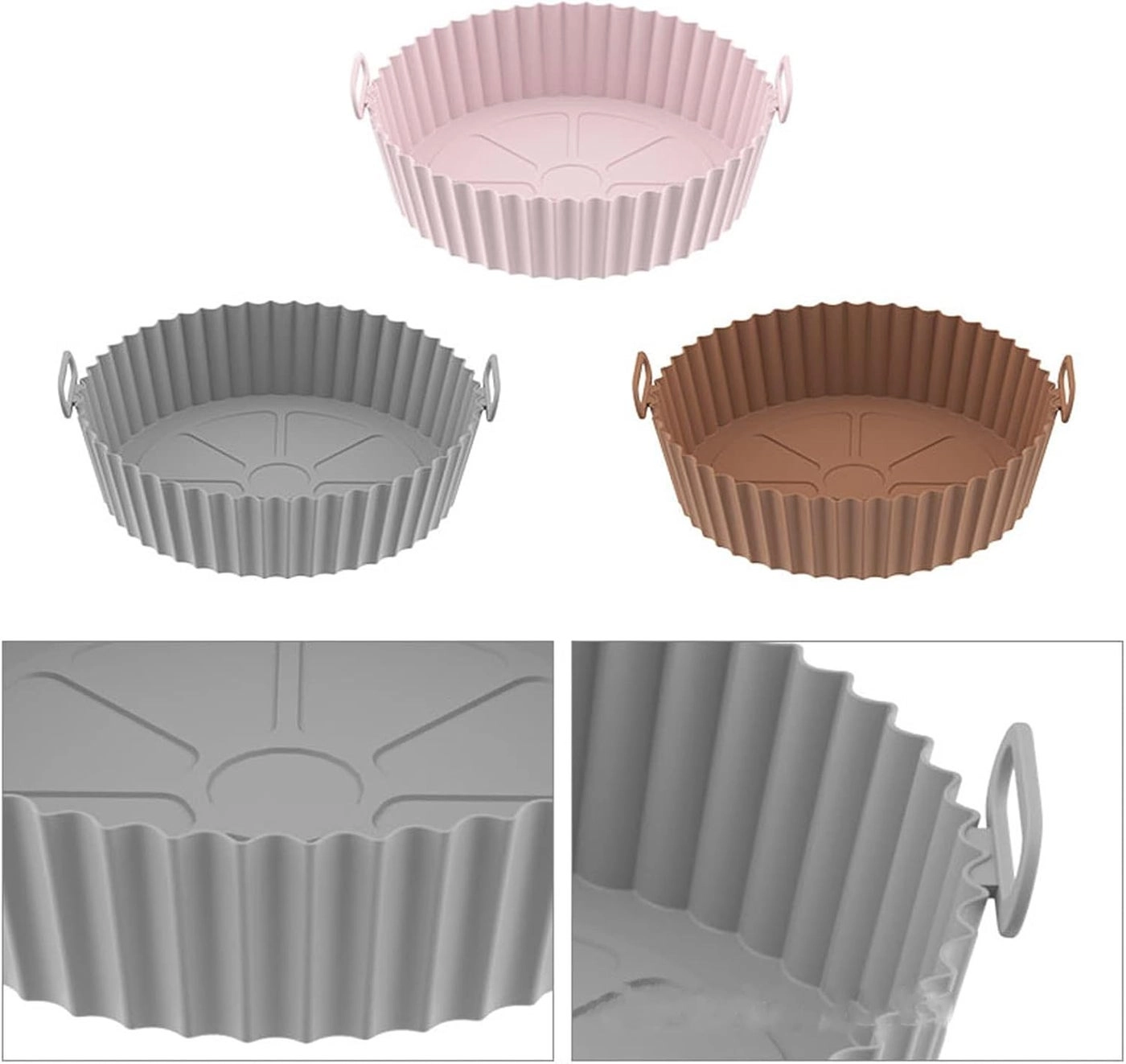 Air Fryer Silicone Baking Tray - Silicone 2PCS