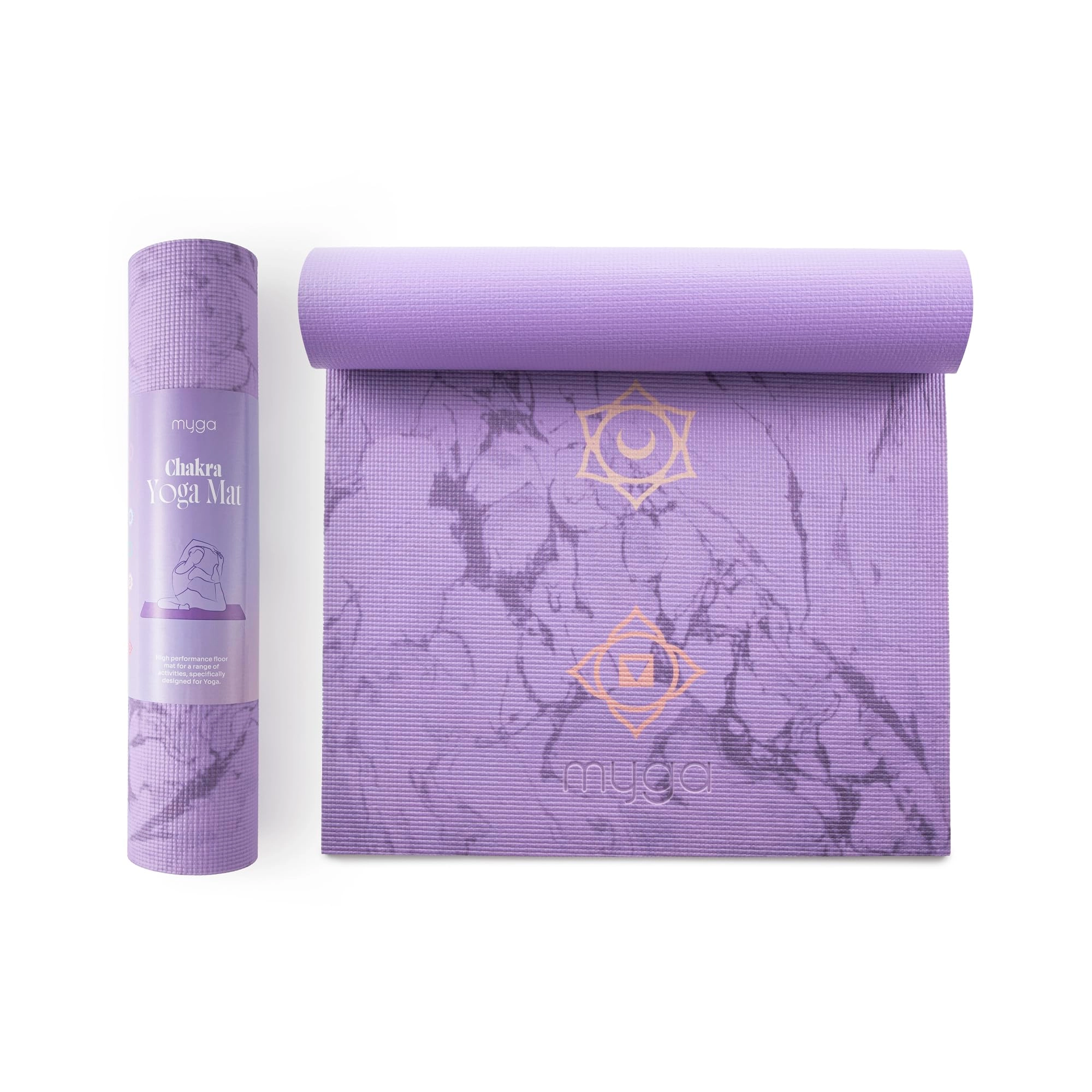 Printed Yoga Mat - Polyvinyl Chloride 6mm