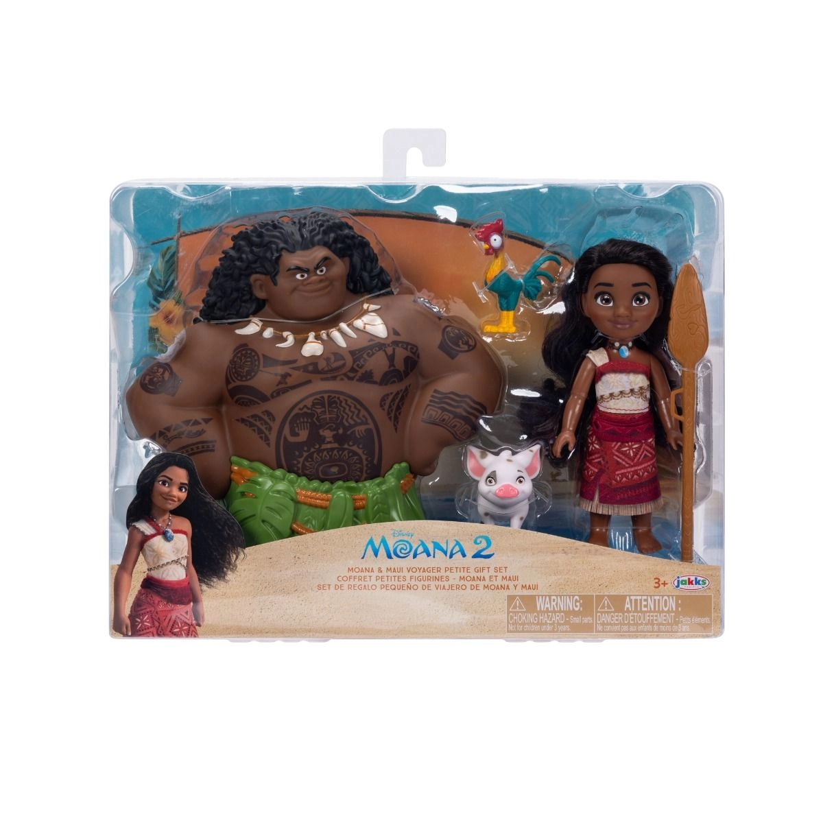 Moana - 15.24 cm + Maui - 20.32 cm Ages 3+
