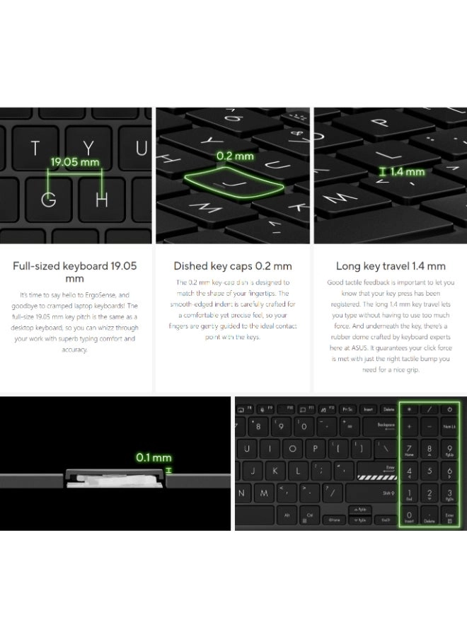 Vivobook 15 M1502YA-NJ116W - 15.6'' Ryzen 7 7730U 16GB DDR4 512GB SSD