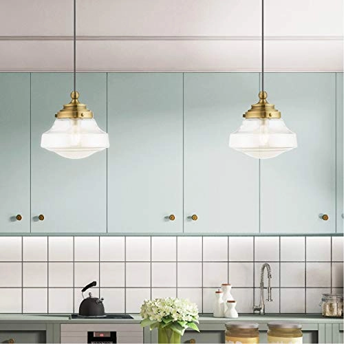 41223-01 - 11" One Light Mini Pendant Antique Brass