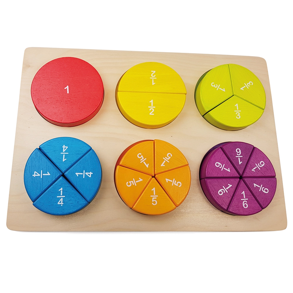 Fraction Learning Puzzle - Suitable for 1 year and above 22pcs