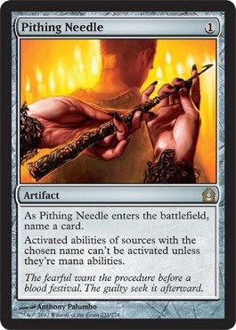 Magic: the Gathering Pithing Needle 231 - Return to Ravnica