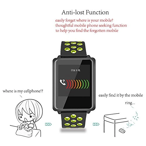 Fitness Tracker - Heart Rate Monitor IP67 Waterproof 14 Sports Mode