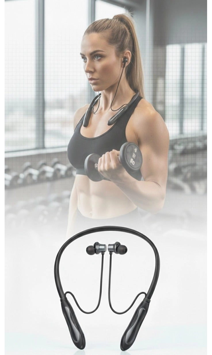 AJYAL Sports Neckband Earphones Wireless Earbud