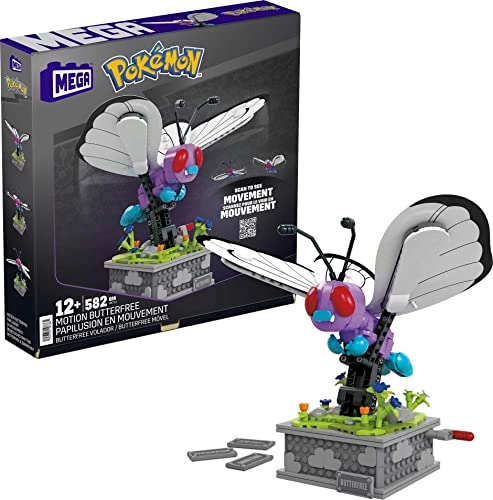 Pokémon Motion Butterfree - Brick Building Set for Collectors