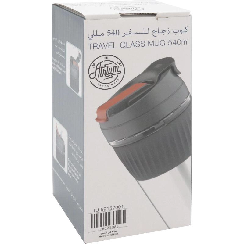 Glass/Silicon Mug - 540ml