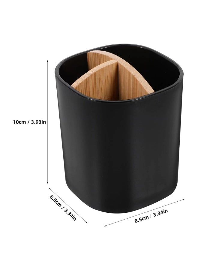 Bamboo Toothbrush Holder - Bathrooms 3 Slots