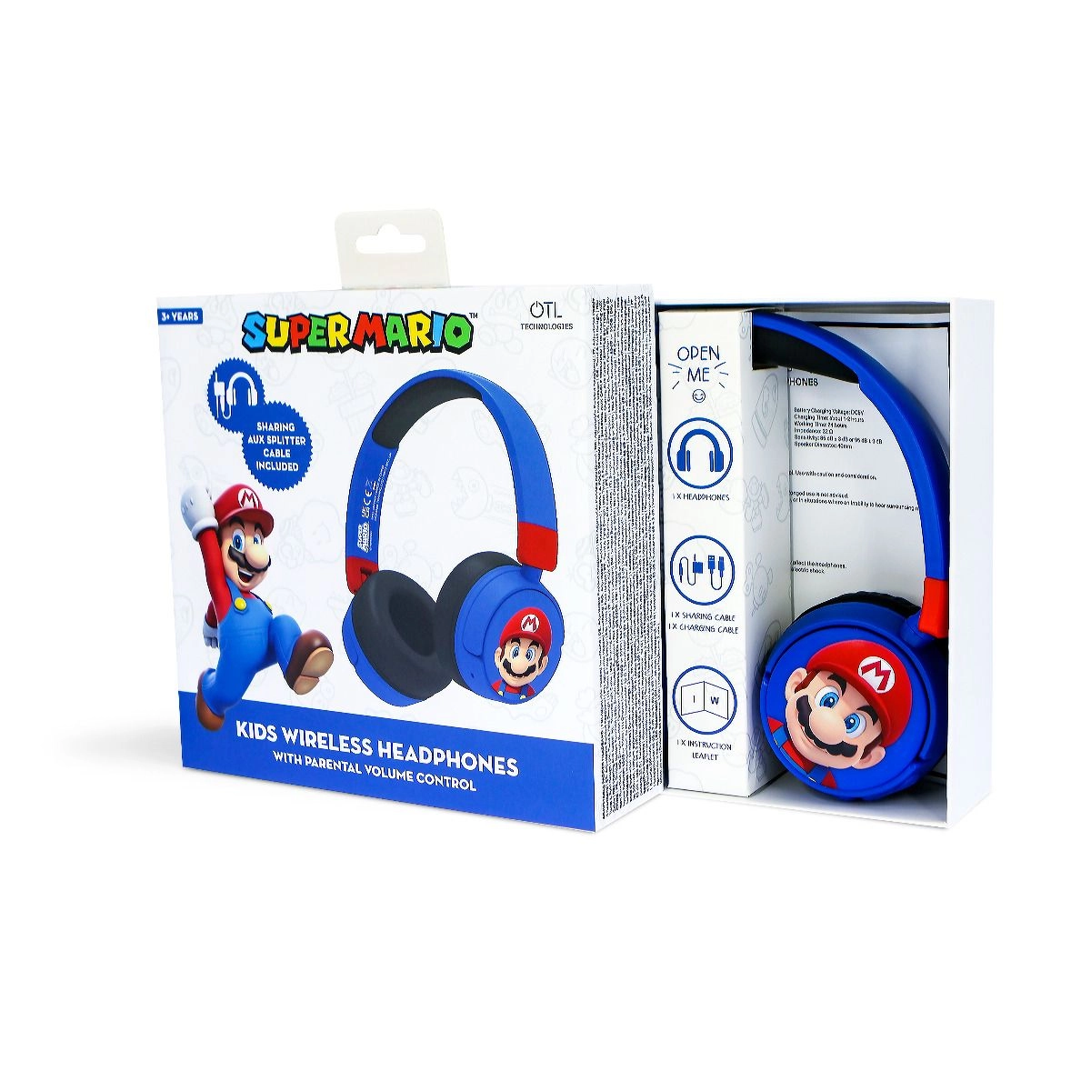 Super Mario Logo Kids - Wireless Headphone