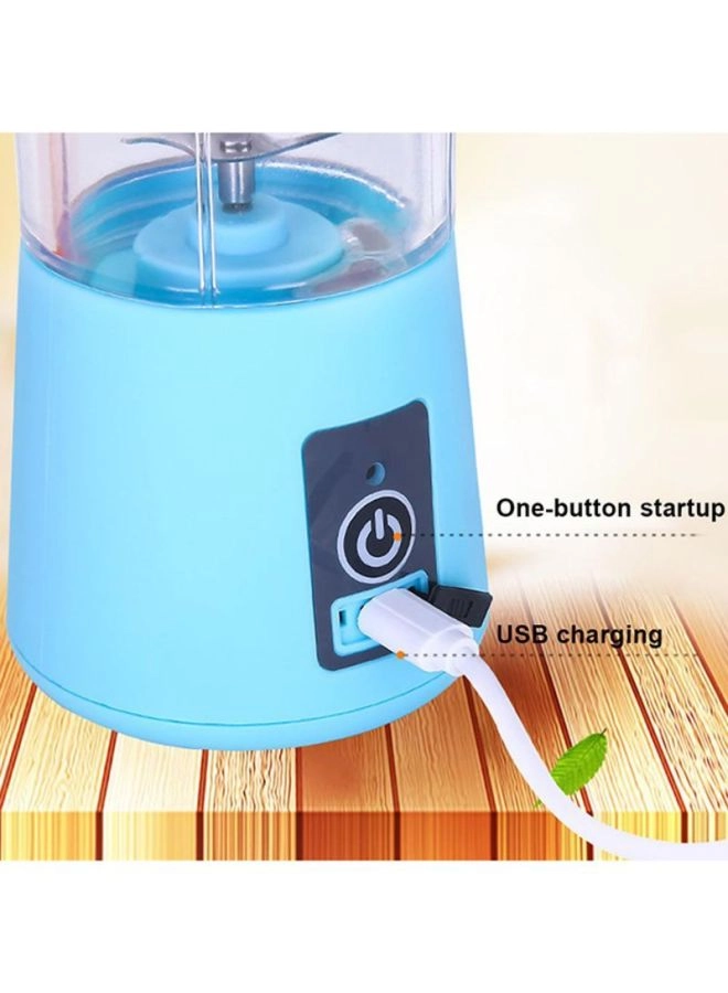 HM-03 - Rechargeable Mini Electric Blender Blue/Clear