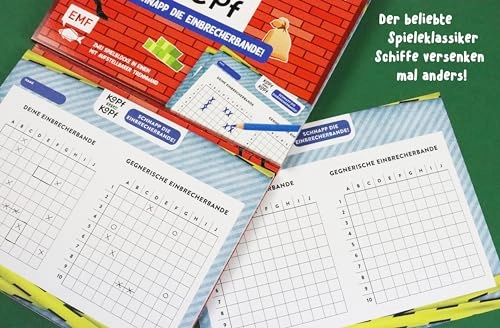 The Ultimate Game Block - 80 Sheets Stand-up Anti-cheat Divider (German)