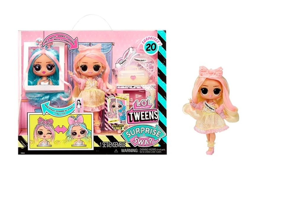 MGA Entertainment Winnie Fashion Doll - Tweens Surprise Swap Braids-2-Waves Ages 3+