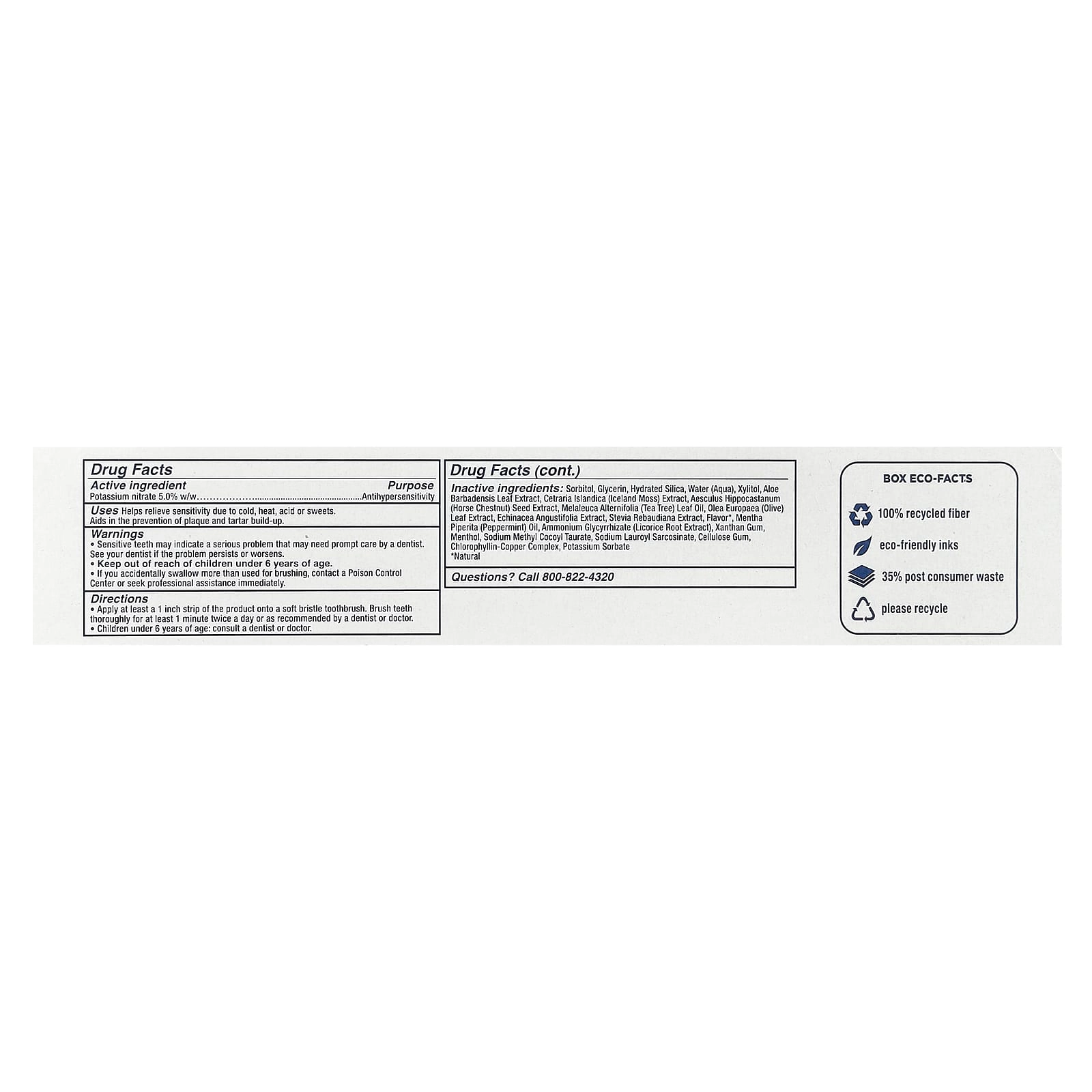 Sensitive Fluoride-Free Gel - 4.5 oz (127.6 g)
