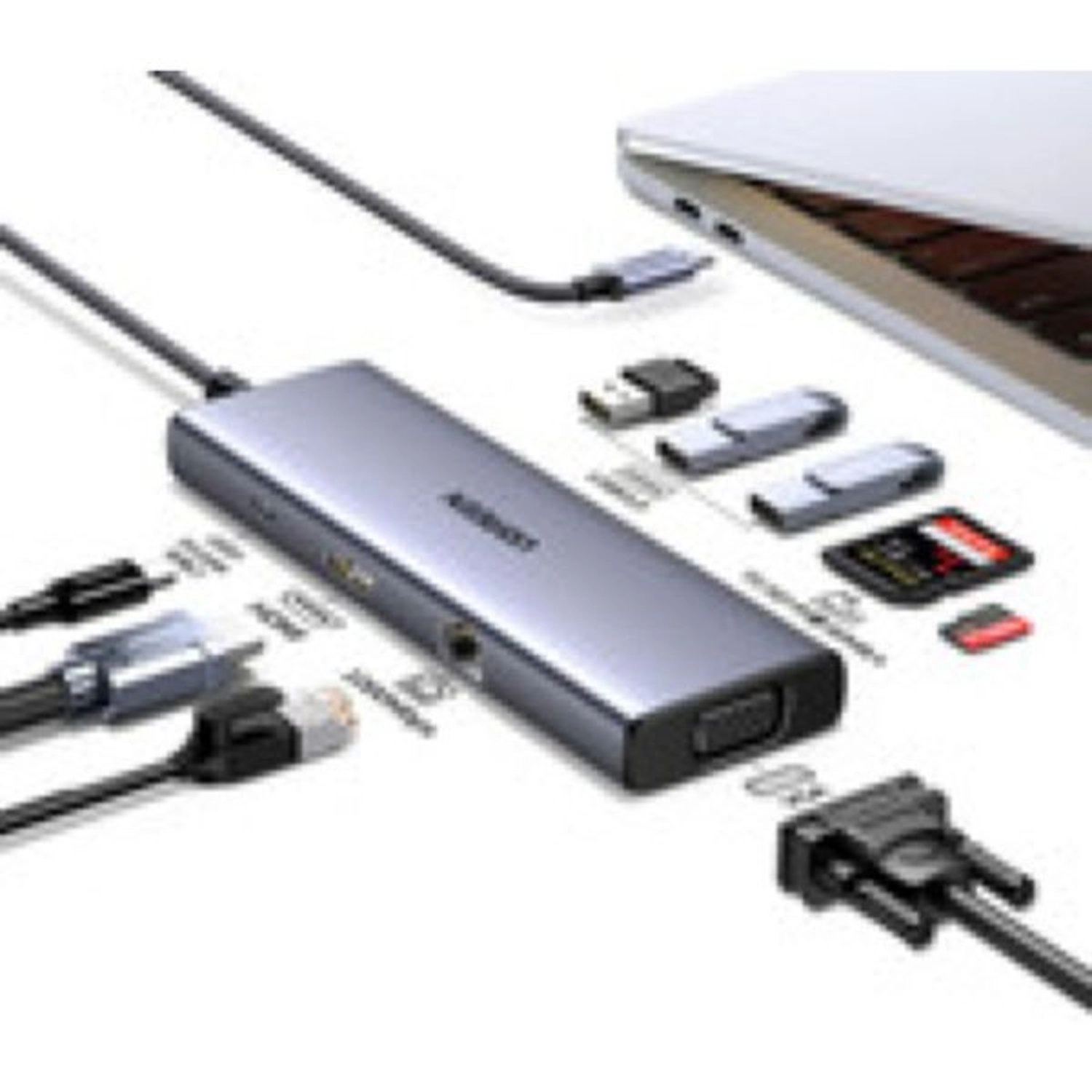 USB-C Hub - 9-in-1 4K @ 60 Hz