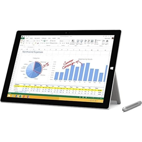 (Renewed) Surface Pro 3 Detachable 2-in-1 - 12'' Core i5-4300U 4GB DDR4 128GB SSD